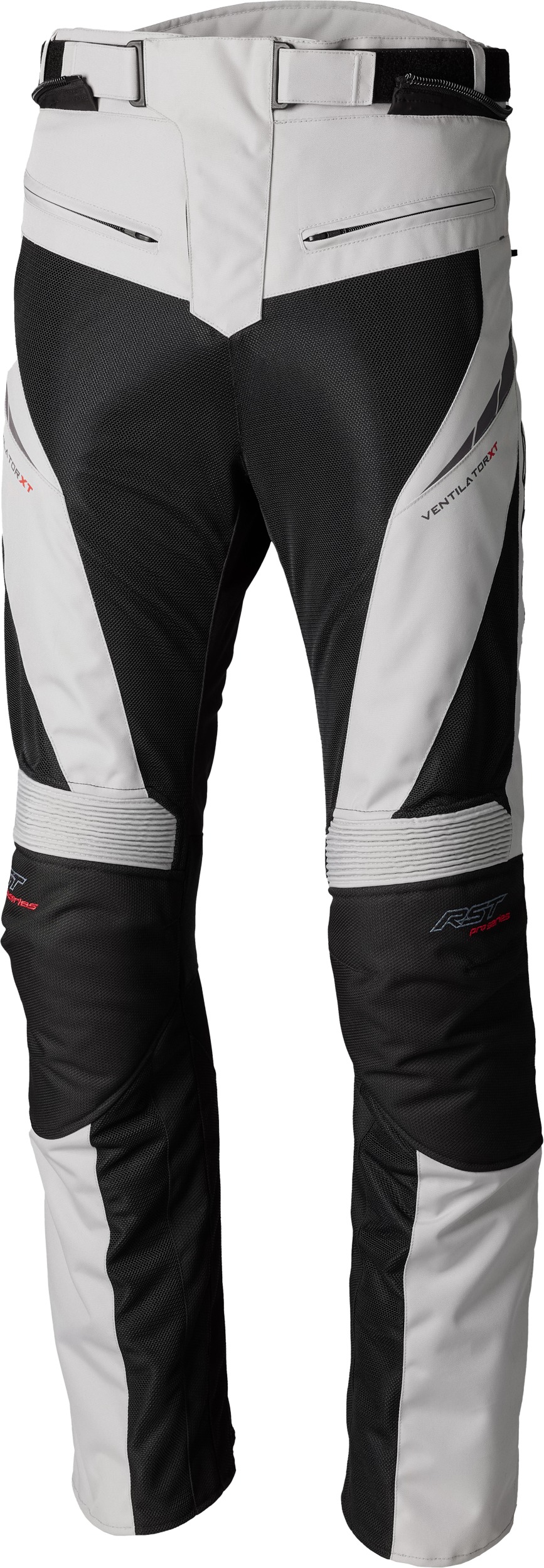 RST Pro Series Ventilator XT CE Pants Silver/Black US 42 4XL - Textile riding pants, Silver/Black, US 42, 4XL - Click Image to Close