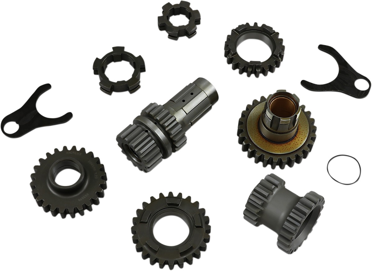 4-Speed Big Twin Gear Set 2.60 1St/1.23 3rd - Click Image to Close