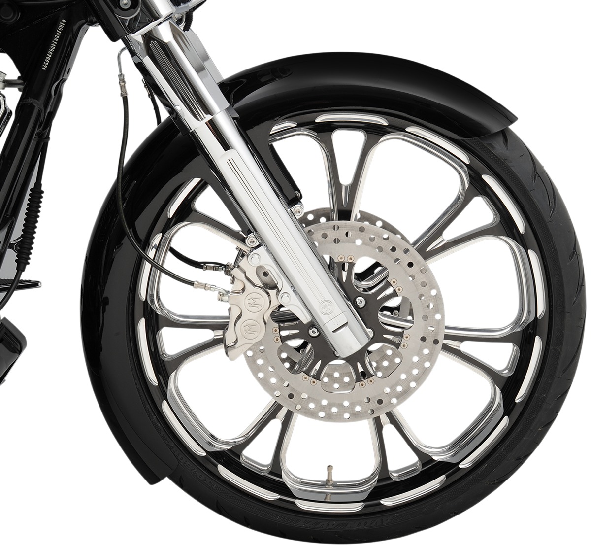 Virtue Floating Front Left Brake Rotor 300mm Platinum - Harley - Click Image to Close