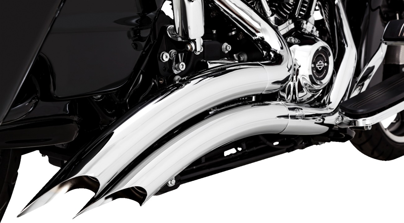 Vance & Hines Big Radius 2-2 Chrome Exhaust Fits HD Dresser 17-22 - Click Image to Close