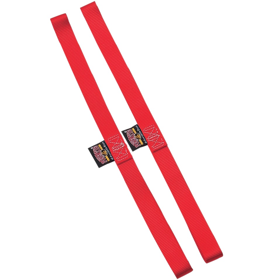 Red 1" X 18" SoftTye Soft Hook Tiedown Extension - Click Image to Close
