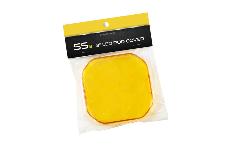 SS3 LED Pod Cover Standard - Yellow - Click Image to Close