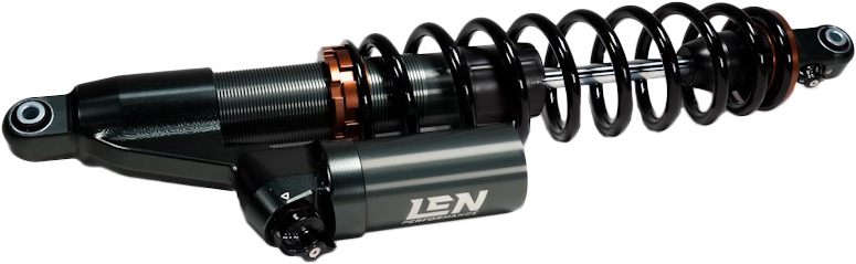 Len Performance Left Ski Shock For Ski-Doo MX Z, Renegade, Blizzard, Enduro - Left reservoir ski shock For Ski-Doo snowmobiles - Click Image to Close