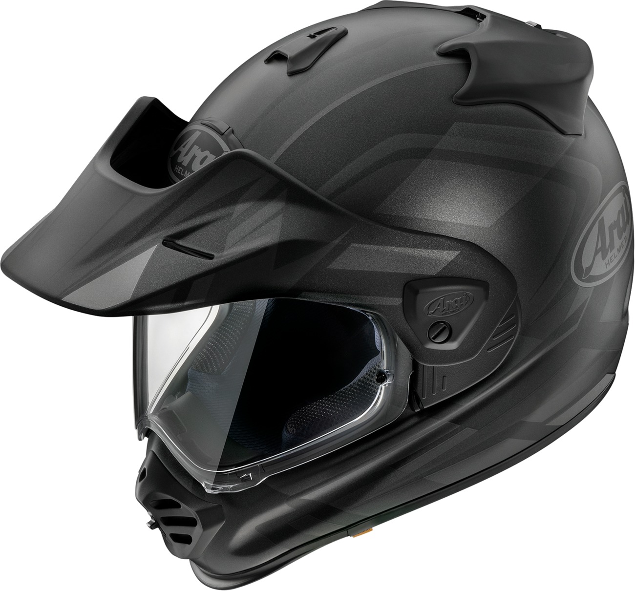 Arai XD-5 Discovery Helmet XL Matte Black Unisex - Dual sport adventure helmet XL Matte Black - Click Image to Close