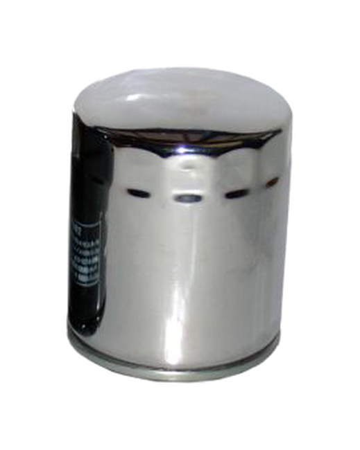 Oil Filter - Chrome - For 90-20 H-D Tour Dyna Soft Buell X/S/M - Click Image to Close