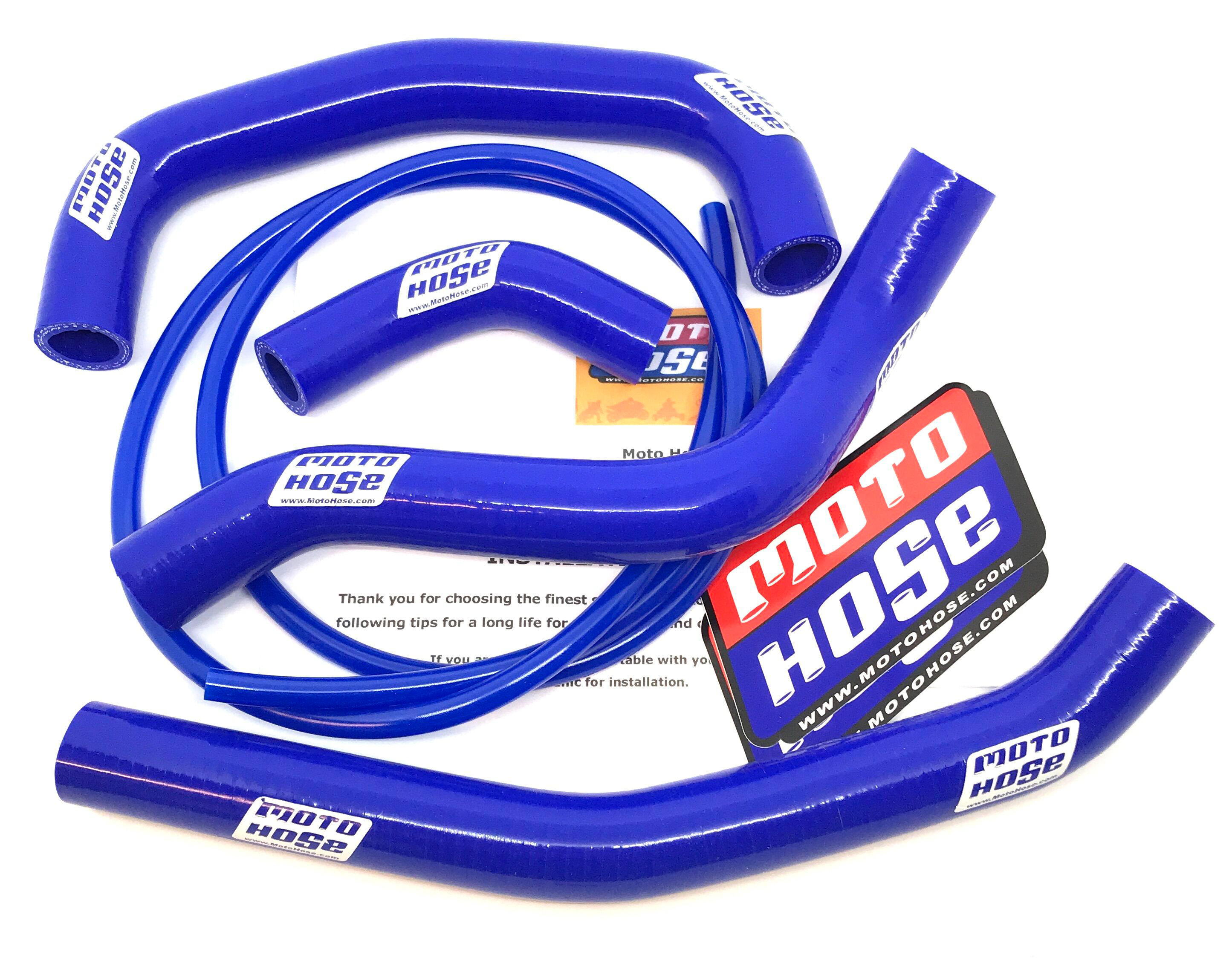 Silicone Hose Kit Blue - For 18-21 Honda CRF250R - Click Image to Close