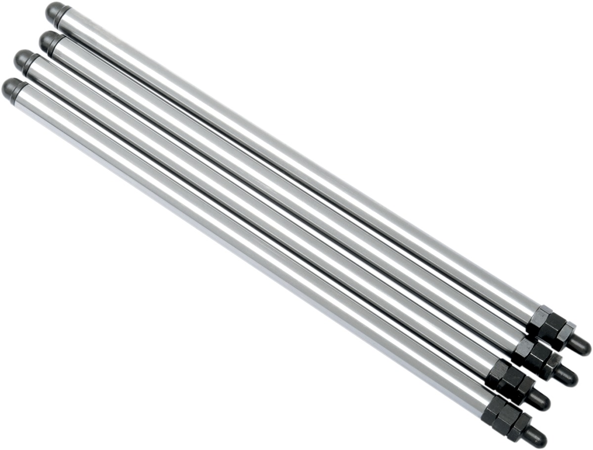 Chrome Moly Steel Adjustable Pushrods by Andrews Fits 65-84 B.T. - Click Image to Close