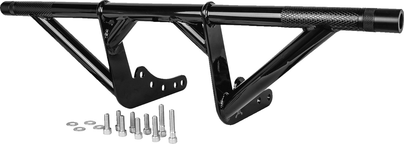 Burly Brand Brawler Kit Front Black For Harley M8 Softail Models - Front crash bar, black, for Harley M8 Softail models - Click Image to Close