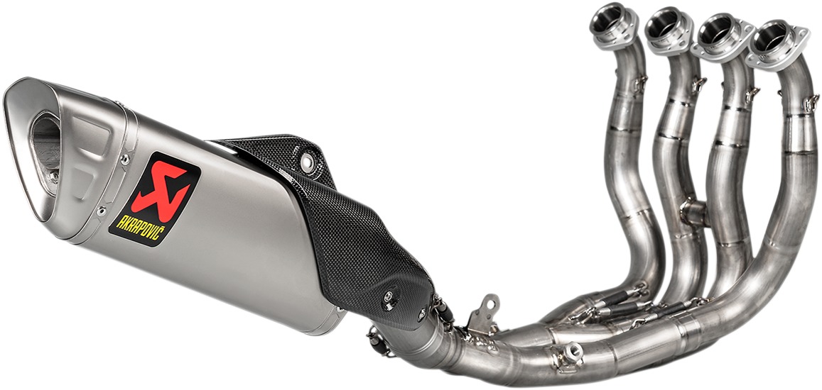 Racing Line Stainless/Titanium Full Exhaust - For 15-22 Yamaha R1 - Click Image to Close