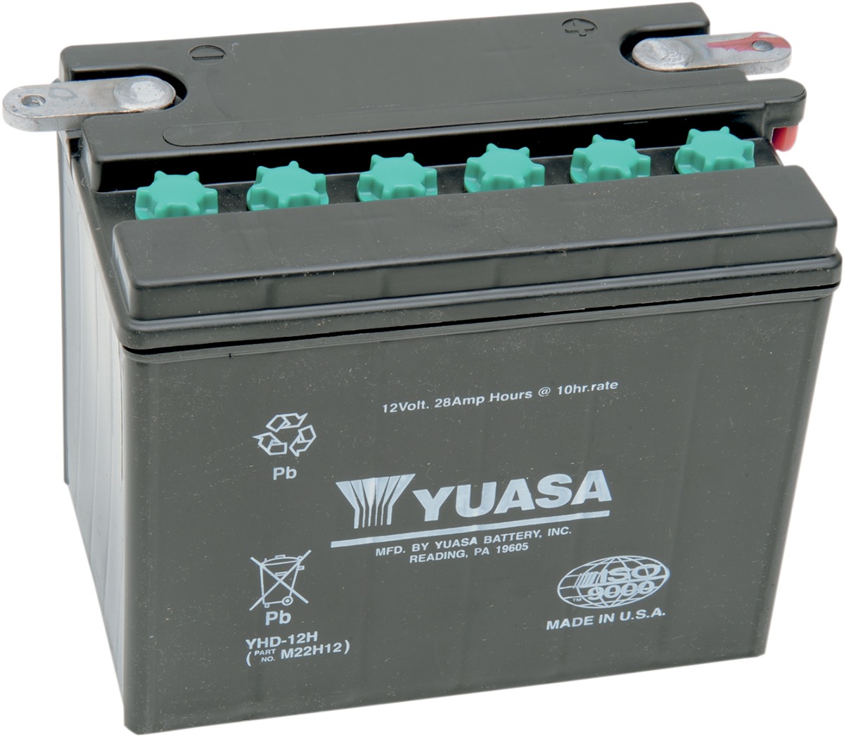 Yuasa YHD-12 Yumicron CX 12V Conventional Battery For Harley-Davidson - 12V battery fits select Harley-Davidson models - Click Image to Close