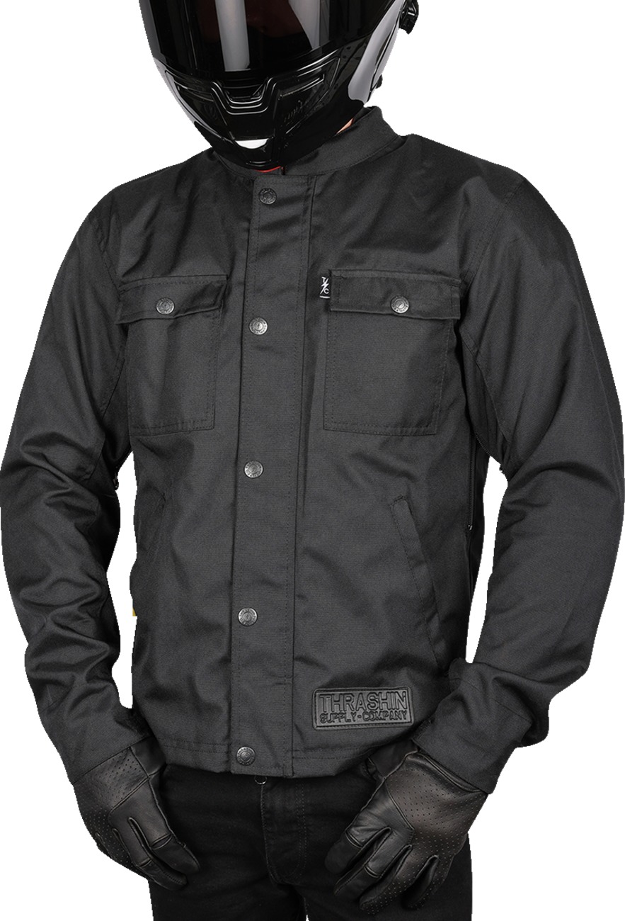 Thrashin Supply Atlas v2 Riding Jacket Black Men's Medium - Protective riding jacket, Black, Men's size M - Click Image to Close