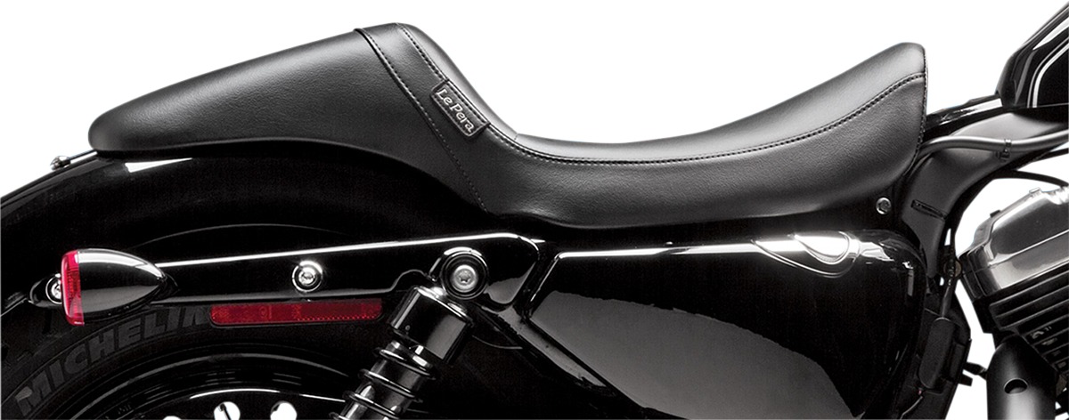 Le Pera Daytona Sport Daddy Long Leg Seat Black 11" For 04-22 HD Sportster - Click Image to Close