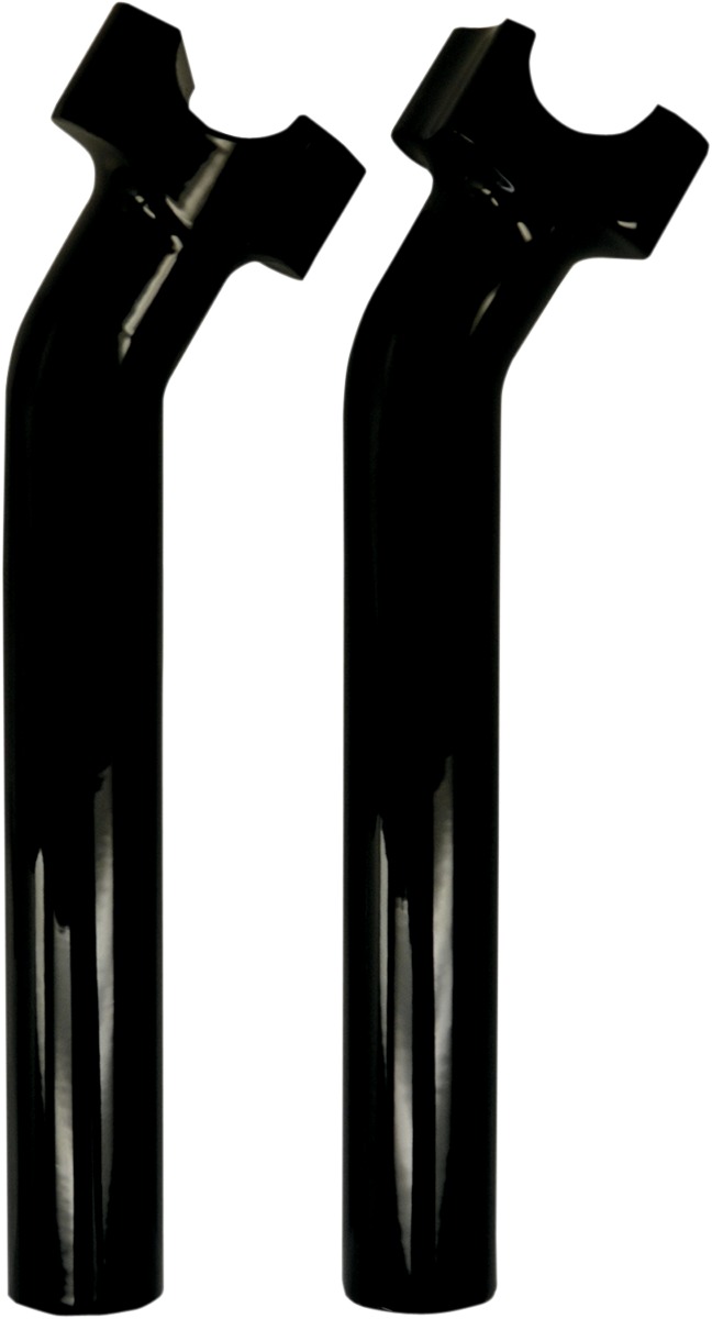 Drag Specialties Buffalo 9.5in Pullback Handlebar Risers Black Gloss - Billet aluminum 9.5in risers for 1in handlebars - Click Image to Close