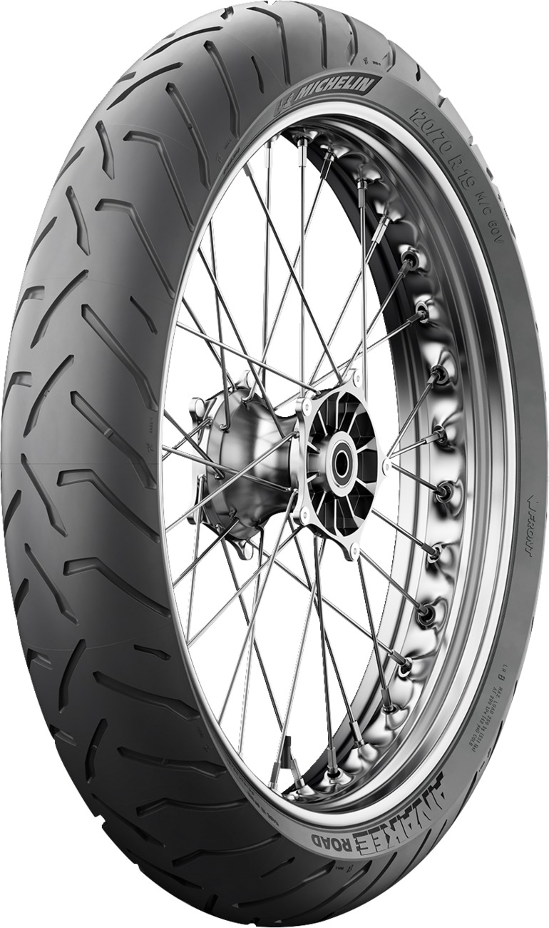 Michelin Anakee Road Front Tire 120/70R19 60V Radial - Adventure touring front tire 120/70R19 60V - Click Image to Close