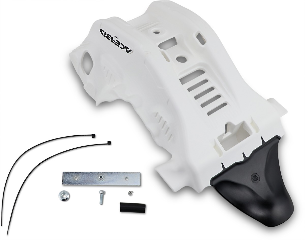 Acerbis Offroad Skid Plate White/Black Skid Plates - Click Image to Close