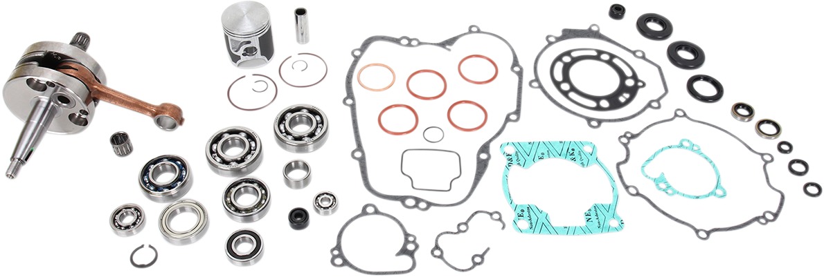 Engine Rebuild Kit w/ Crank, Piston Kit, Bearings, Gaskets & Seals - For 01-04 KX85 - Click Image to Close