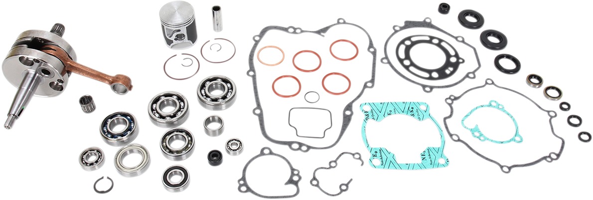 Engine Rebuild Kit w/ Crank, Piston Kit, Bearings, Gaskets & Seals - 01-04 KX85 - Click Image to Close