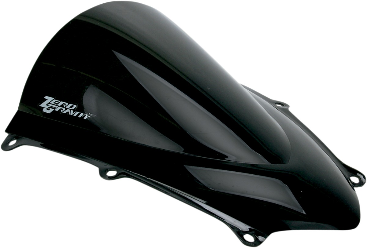 Dark Smoke Double Bubble Windscreen - For 07-12 Honda CBR600RR - Click Image to Close