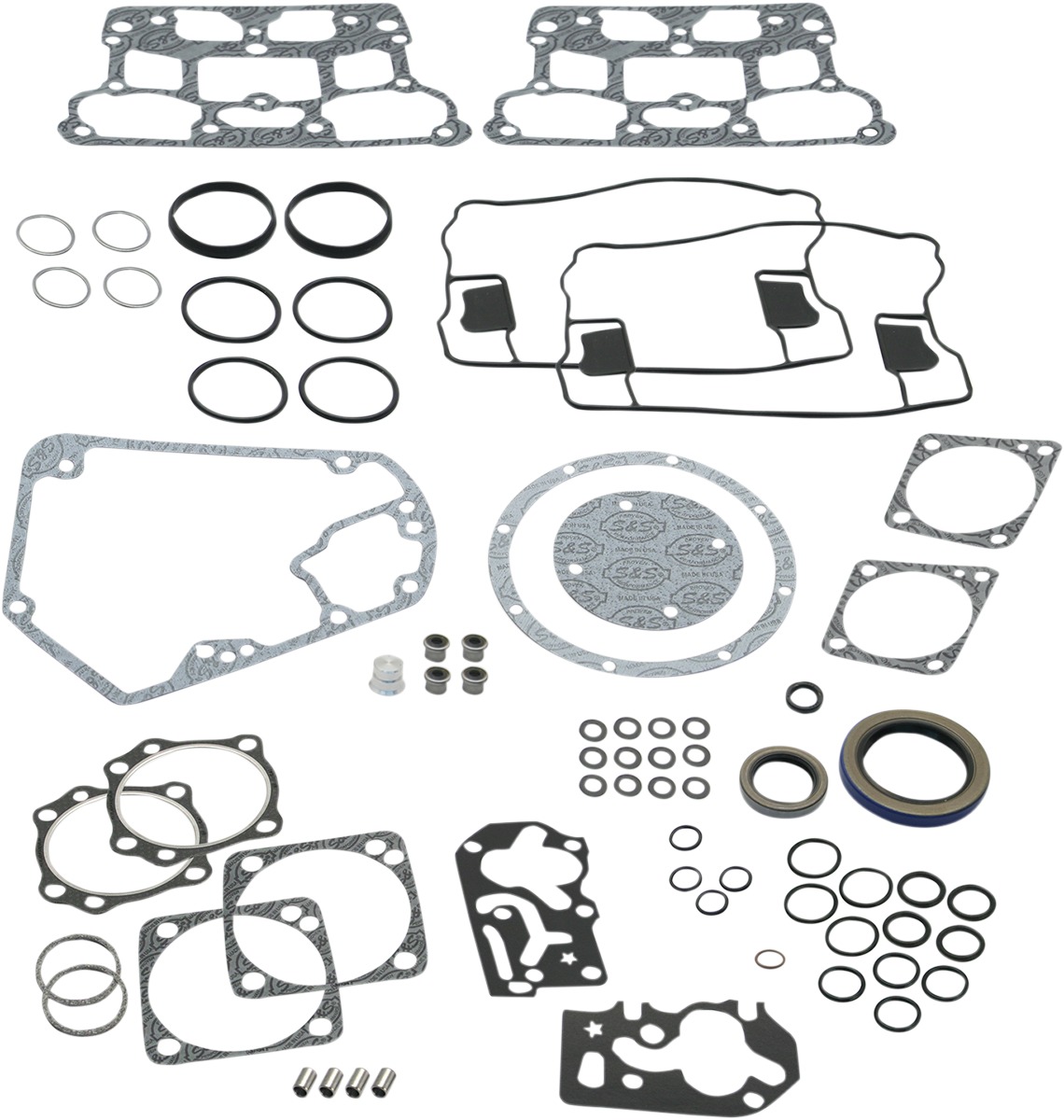 S&S Complete Engine Rebuild Gasket Kit 4-1/8" V124 - Click Image to Close