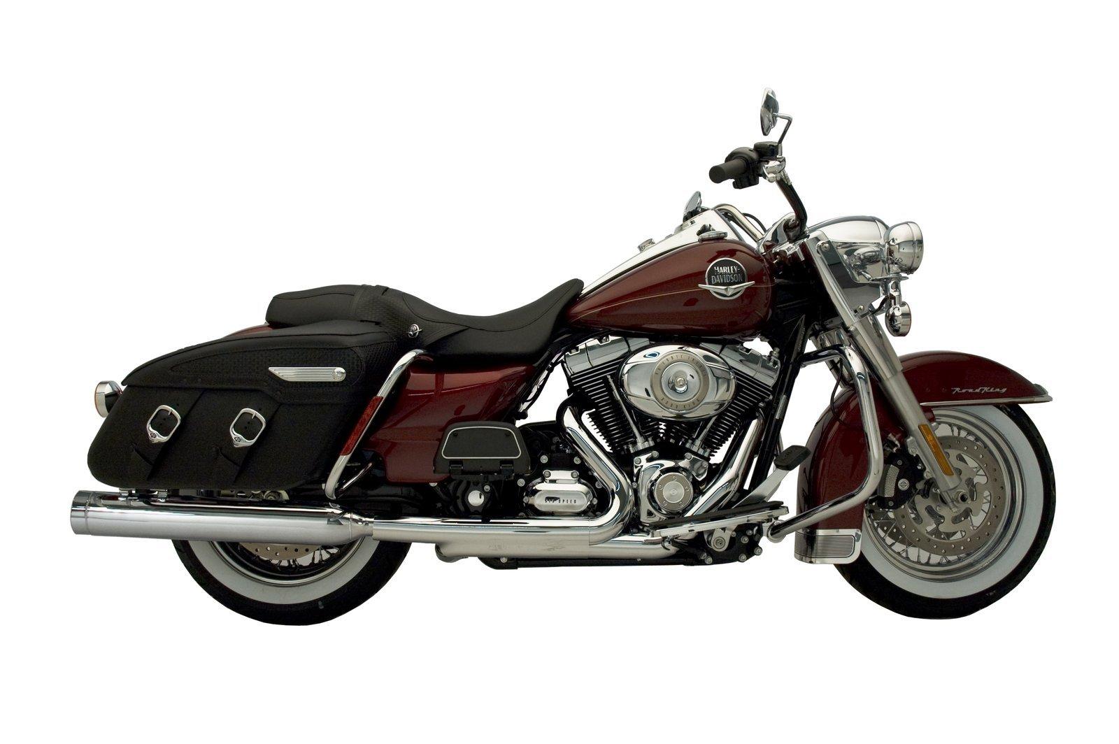 Chrome Stout 4" Dual Slip On Exhaust - For 10-16 Harley FLH FLT - Click Image to Close
