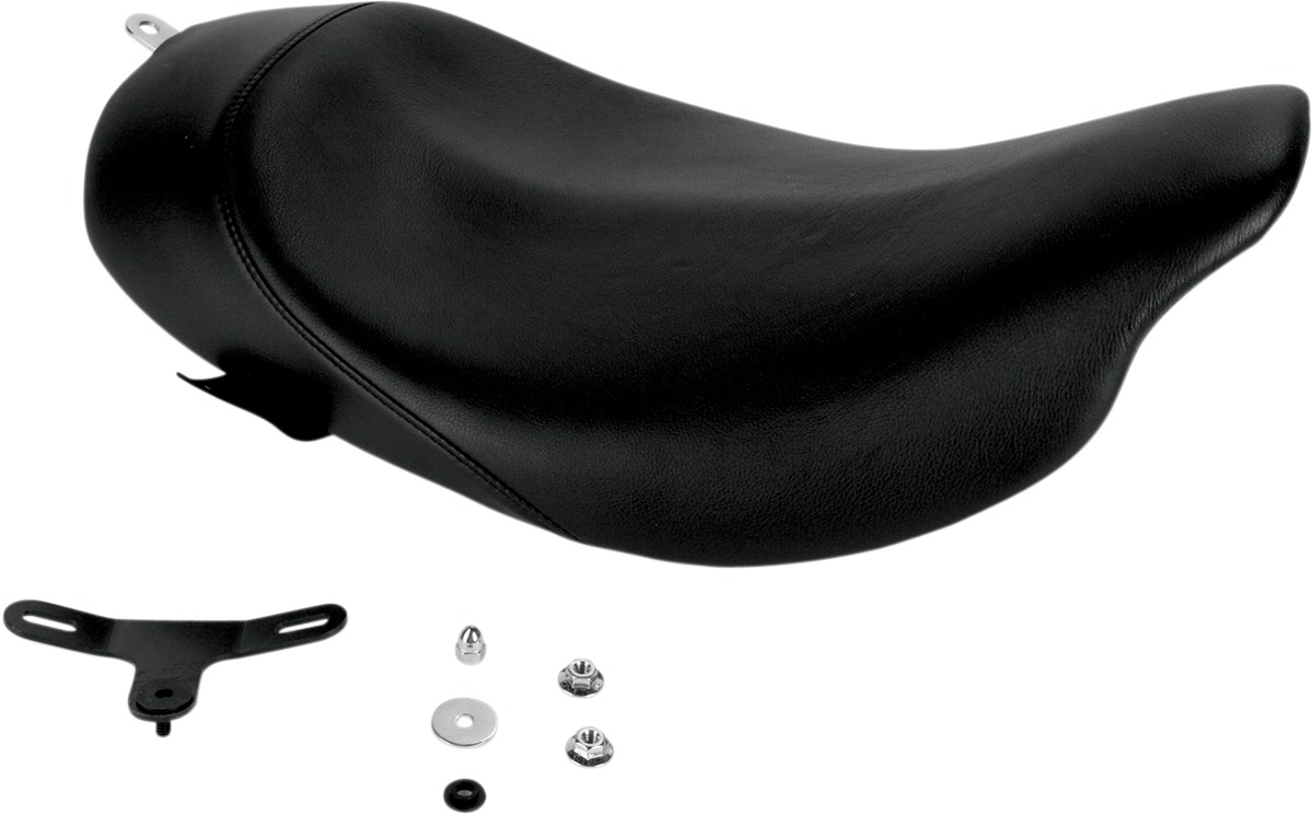 Buttcrack Solo Seat Very Low & Back - For 08-20 Harley FLH FLT - Click Image to Close