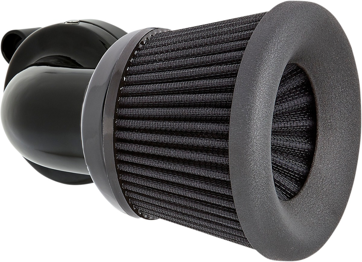 Arlen Ness Velocity 90 Deg. Air Cleaner Kit Black - Click Image to Close