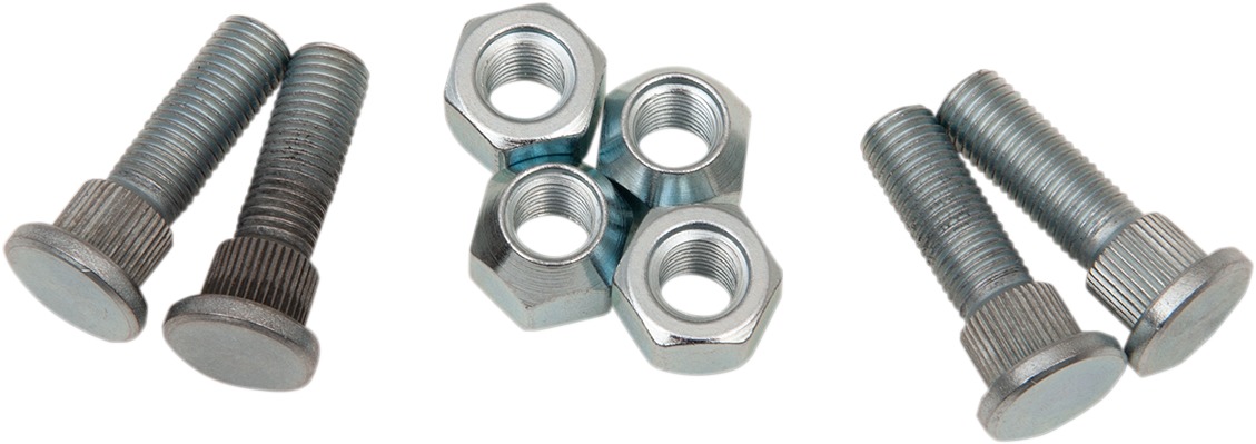 Original Wheel Stud and Nut Kit Rear Silver For Yamaha Rhino 700 - Rebuild kit for Yamaha Rhino 700 rear wheel - Click Image to Close