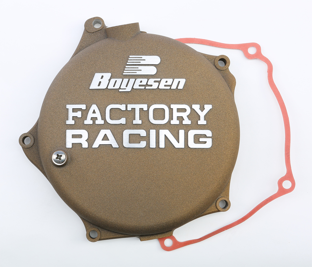 Magnesium Factory Racing Clutch Cover - 04-08 Kawasaki KX250F/04-06 Suzuki RM-Z250 - Click Image to Close