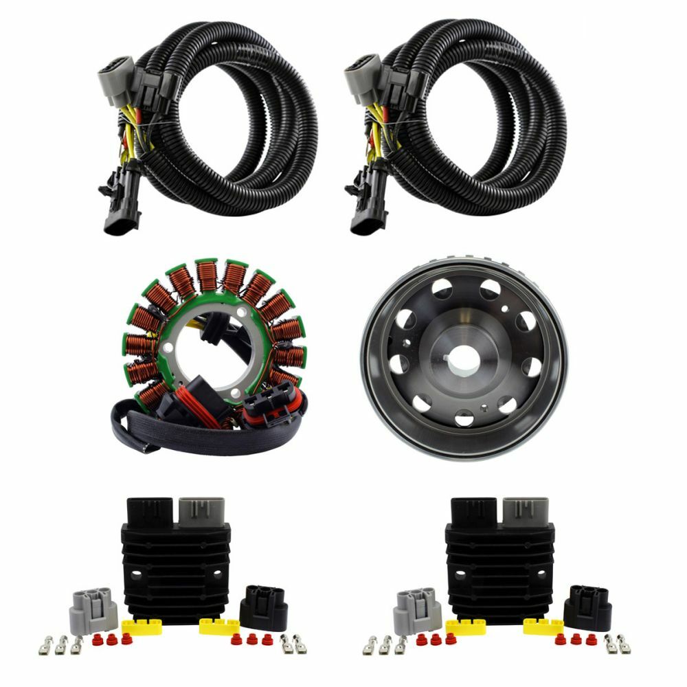 RMSTATOR SPLYT Supercharged Stator Regulator Flywheel Kit - Dual output stator kit with flywheel and regulators - Click Image to Close