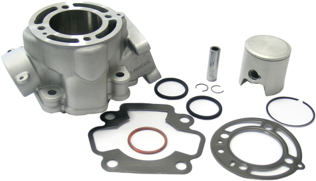 50MM / 80CC Big Bore Cylinder & Piston Kit w/ Top End Gasket Set - For 02-23 Kawasaki KX65 - Click Image to Close