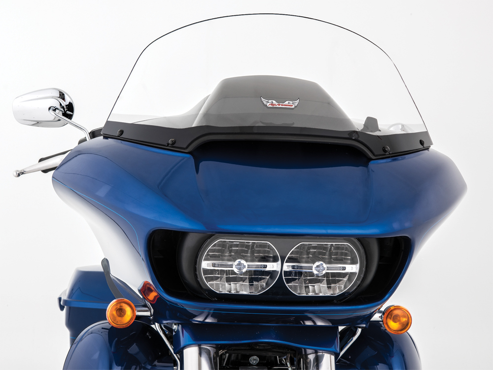 Clear 13" Windshield - For 15-19 Harley Road Glide Touring - Click Image to Close