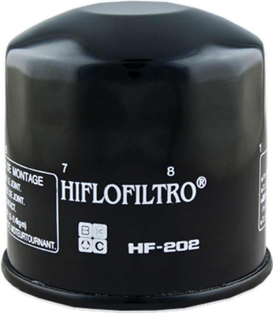 Oil Filter - Black - For 82-98 Honda CB VF/R VT Kawi EN450 VN - Click Image to Close