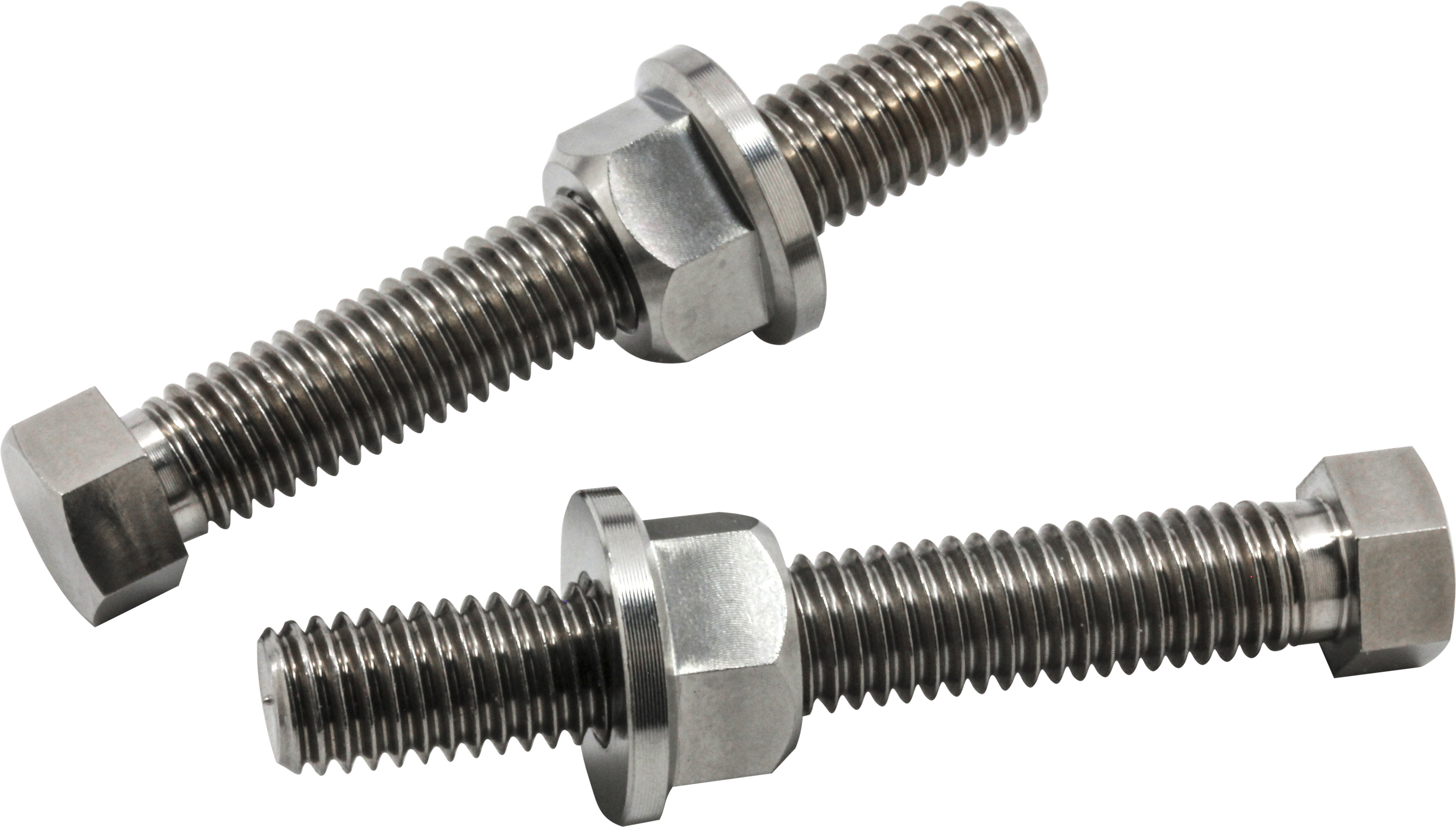 Titanium Axle Adjuster Bolts 8X52mm 10mm/12mm Heads - For Most Japanese Bikes - Click Image to Close