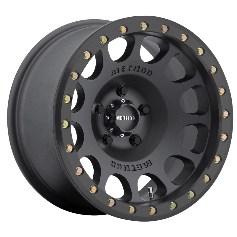 MR105 Beadlock 17x9 -38mm Offset 5x4.5 83mm CB Matte Black w/BH-H24125 Wheel - Click Image to Close