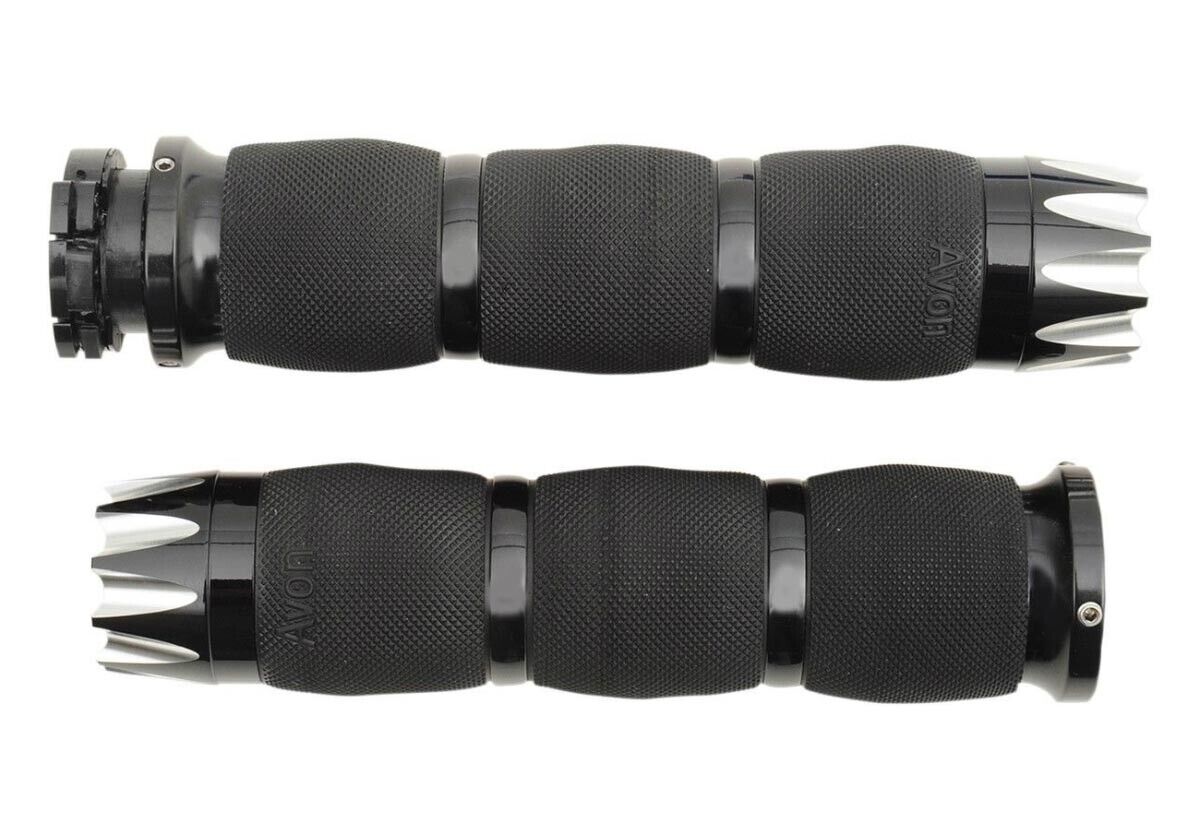 Avon Metric Cruiser Air Cushion Grips - Black Excalibur - Click Image to Close