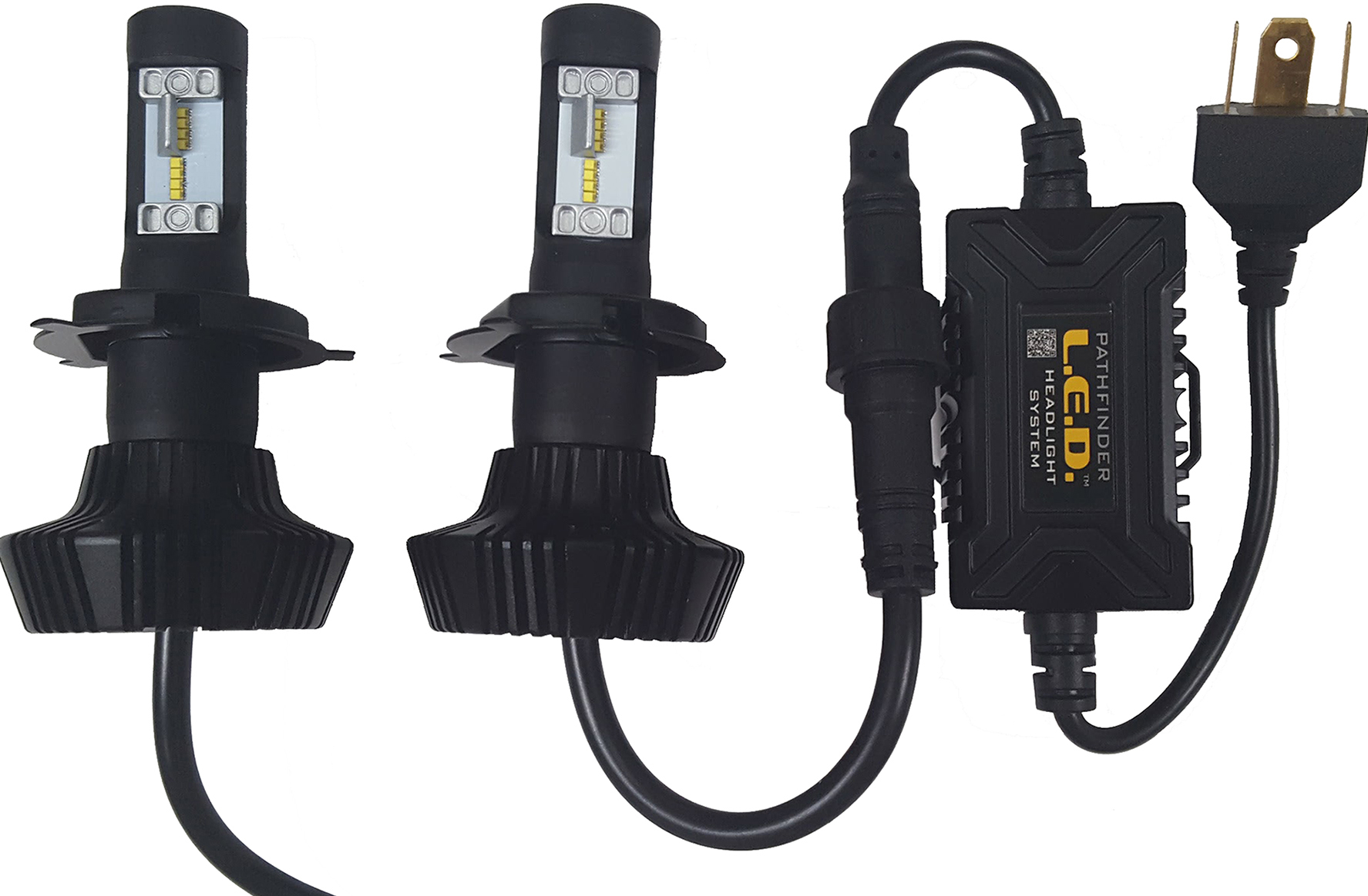 Dual H4 LED Headlight Kit - Click Image to Close