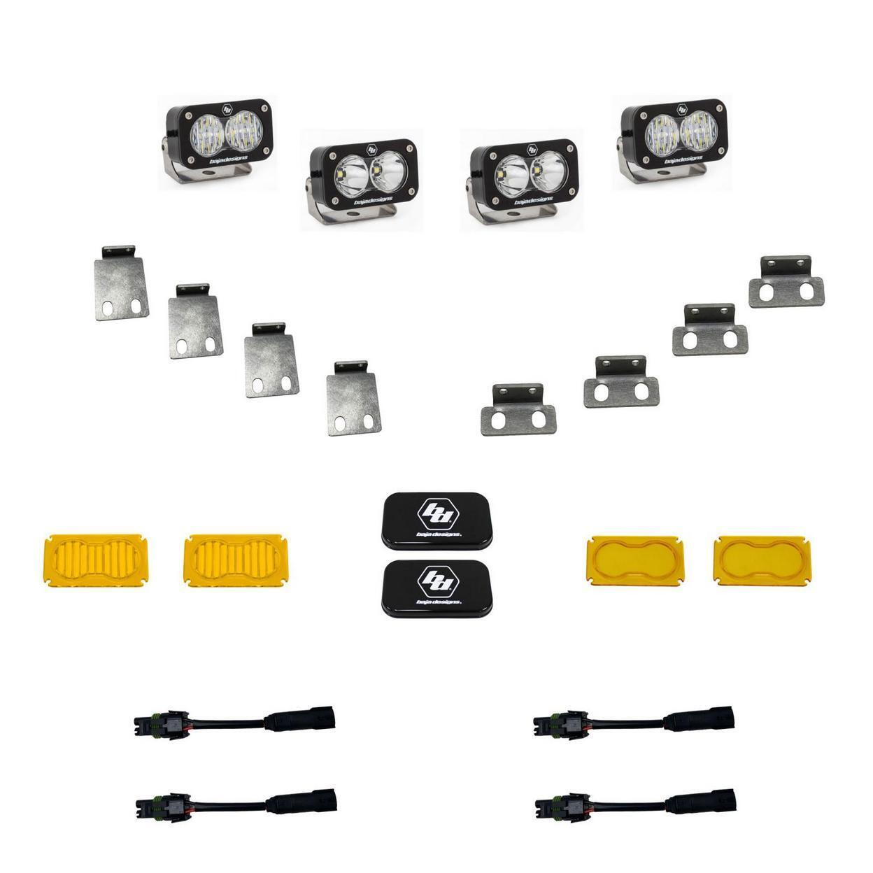 S2 Pro Fog Pocket Kit by Baja Designs - Fits 2021+ Ford Raptor - Click Image to Close
