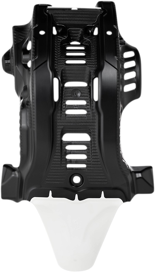 Acerbis Offroad Skid Plate w/ Linkage Guard Black/White - Click Image to Close