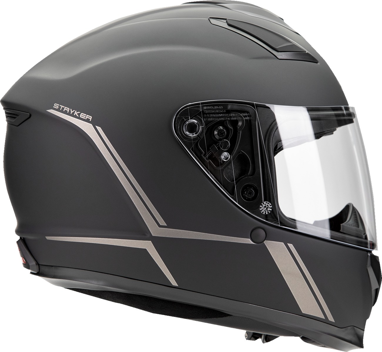 Sena Stryker Bluetooth Helmet 2XL Matte Black Full Face w/ Mesh Intercom - Click Image to Close