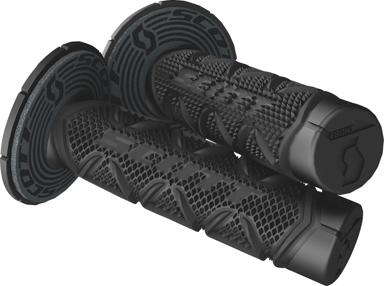 Scott Diamond Grips Black/Black with Donuts - Click Image to Close