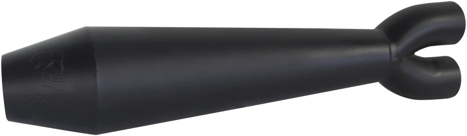 Two Brothers Comp-S Gen 2 2-1 Exhaust Black For Indian Challenger 2020-2024 - 2-into-1 stainless exhaust for Indian Challenger - Click Image to Close
