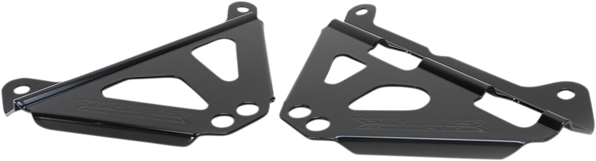 Radiator Braces - Black - For 16-18 Yamaha YZ450FX - Click Image to Close