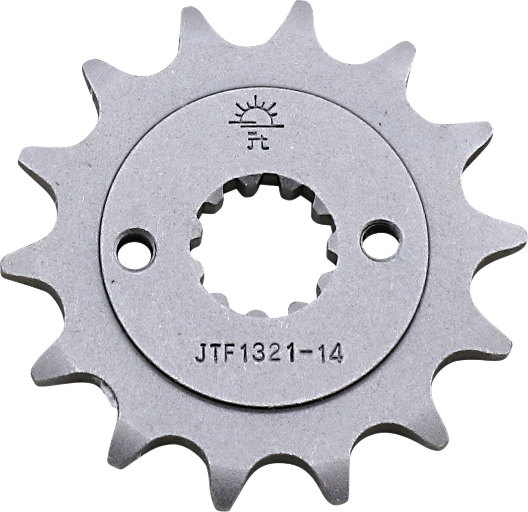 JT Sprockets 14T-520 Front Steel Sprocket JTF1321.14 Fits Honda - Click Image to Close