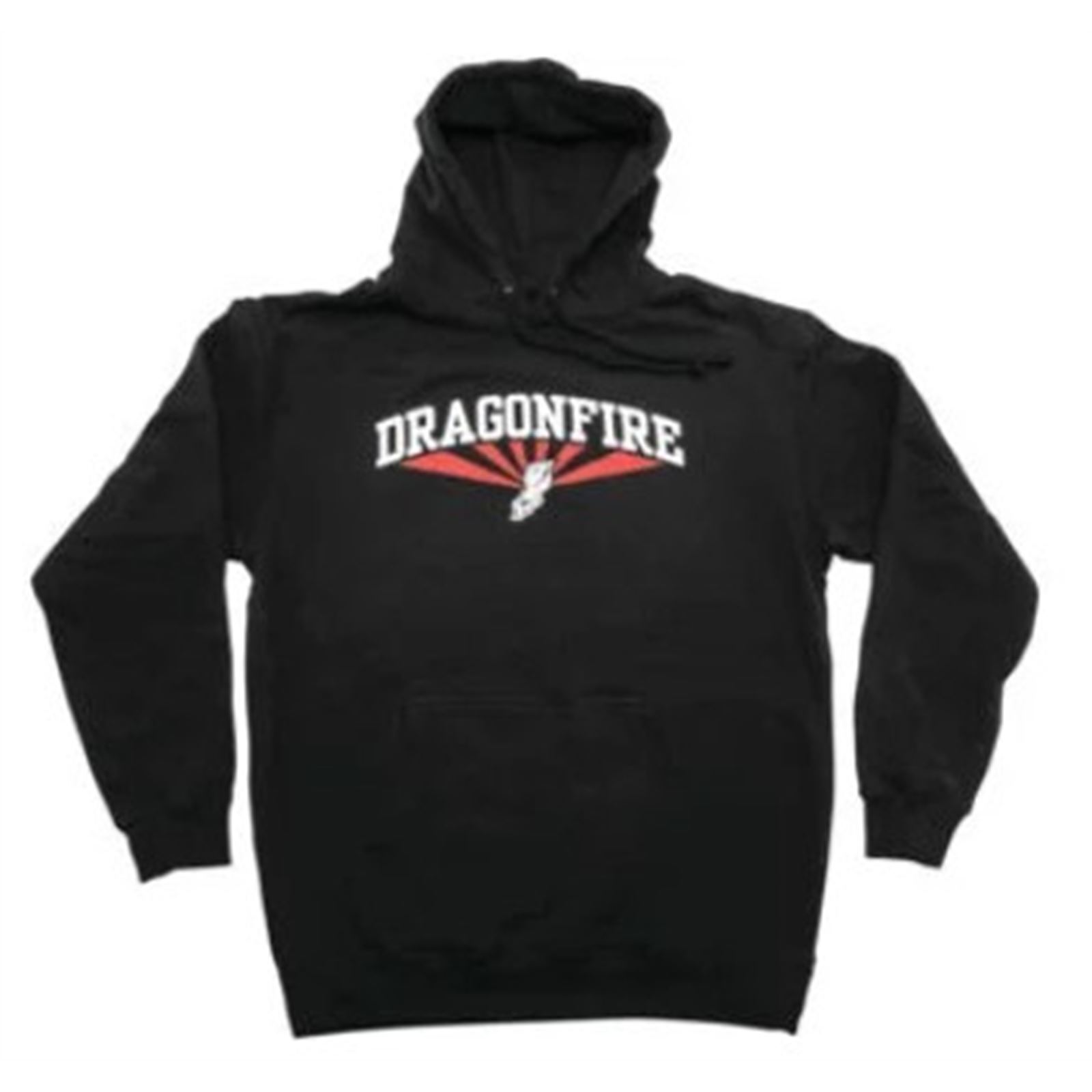 DragonFire AZ Hoodie Black/Red Large Unisex Cotton/Poly Blend - Click Image to Close