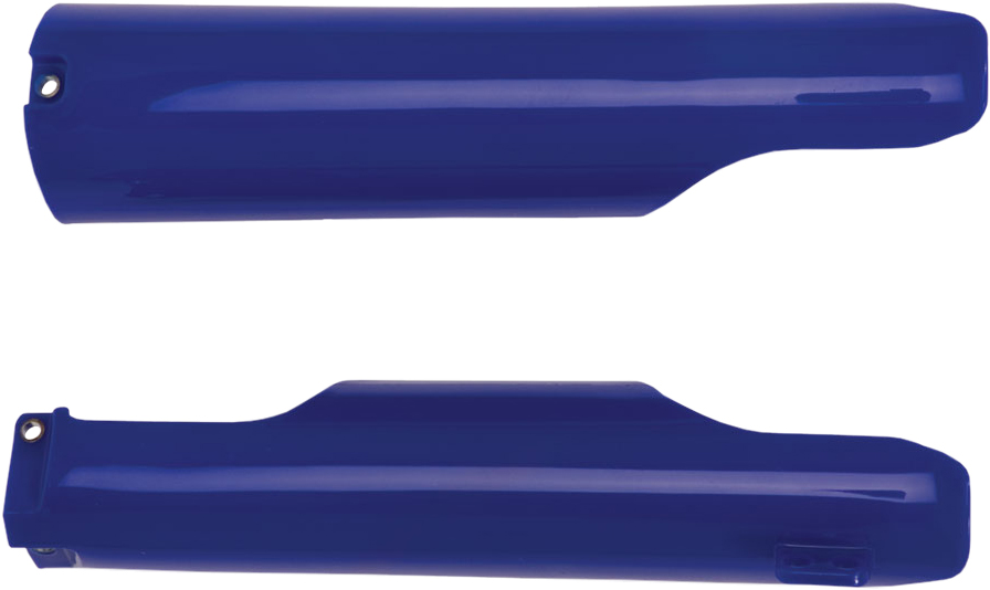 Lower Fork Cover Set - Blue - For 05-07 Yamaha YZ125 YZ250/F YZ450F - Click Image to Close