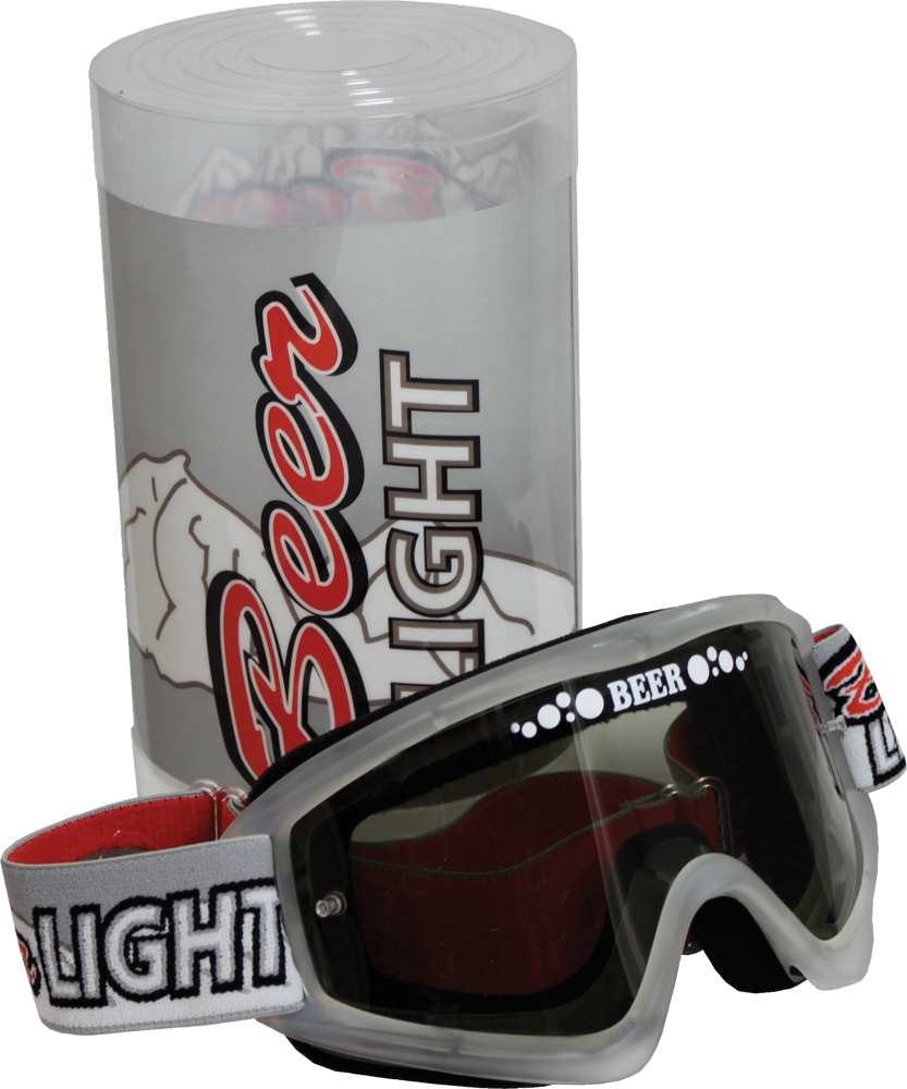 "Dry" Beer Goggles - Silver Bullet - MX/ATV Riding Goggle - Click Image to Close