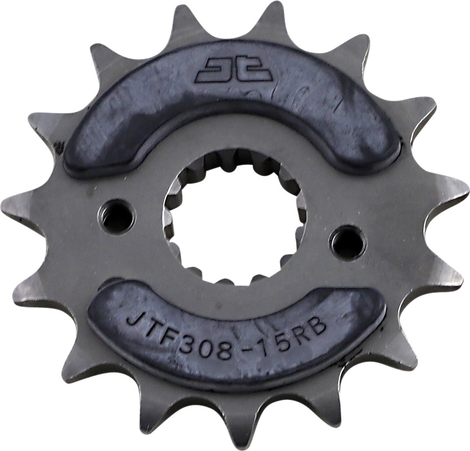 JT 15T-520 Front Sprocket w/ Rubber Damper - Click Image to Close
