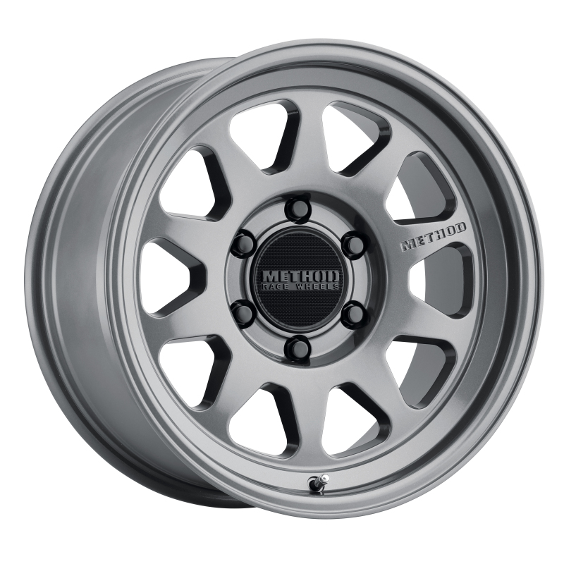 MR316 18x9 +18mm Offset 6x5.5 106.25mm CB Gloss Titanium Wheel - Click Image to Close