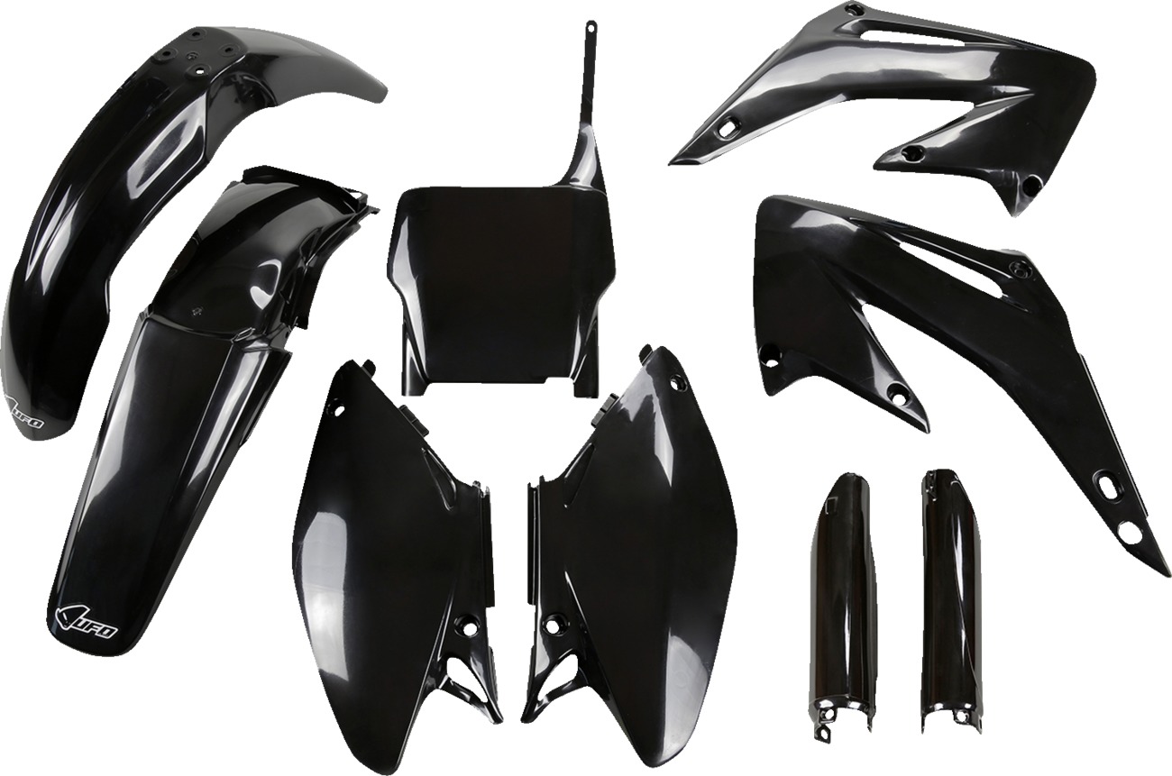 UFO Complete Plastic Kit Black Fits Honda CR125/250 - Click Image to Close