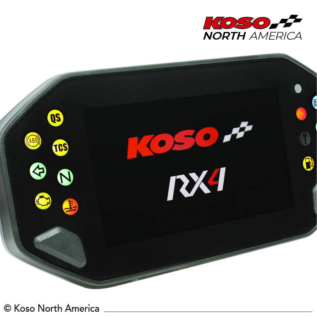 RX-4 TFT Multifunction Gauge & Bracket - Plug & Play w/ Bluetooth - For Yamaha XSR900 - Click Image to Close